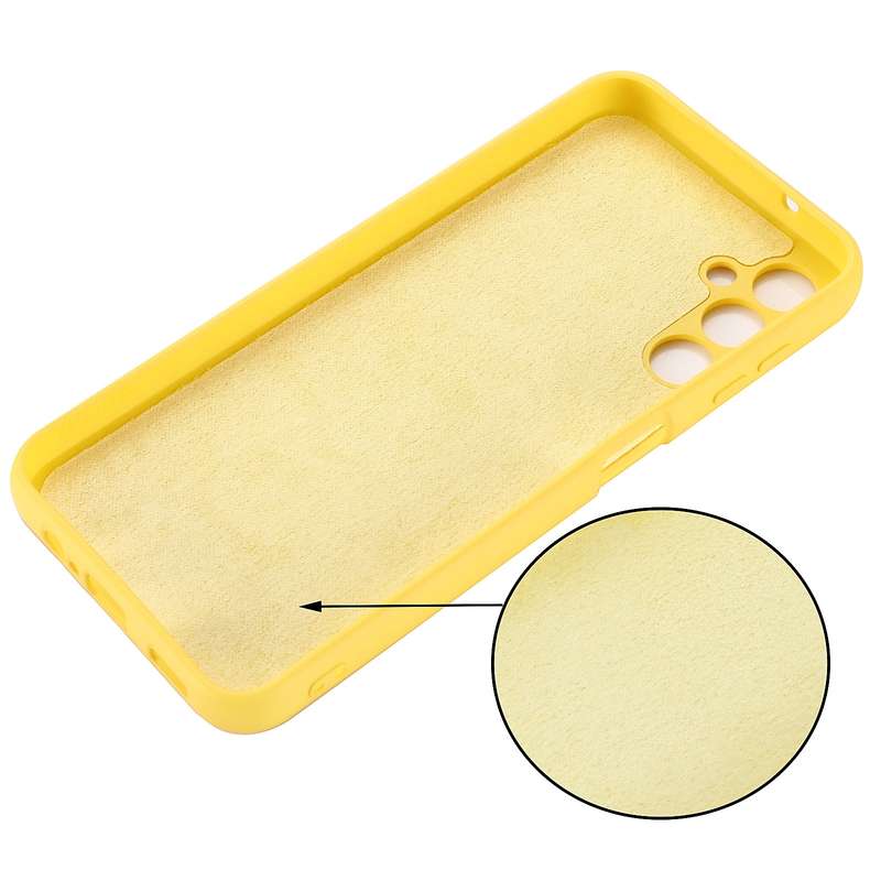 For Samsung Galaxy A14 5G Solid Color Liquid Silicone Shockproof Full Coverage Phone Case(Green)