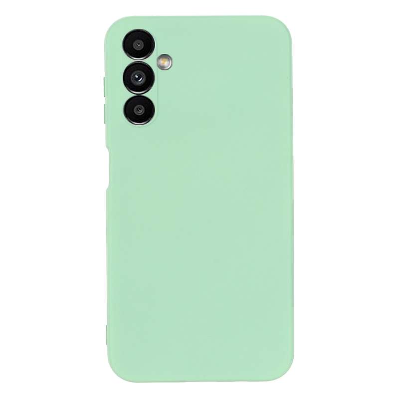 For Samsung Galaxy A14 5G Solid Color Liquid Silicone Shockproof Full Coverage Phone Case(Green)