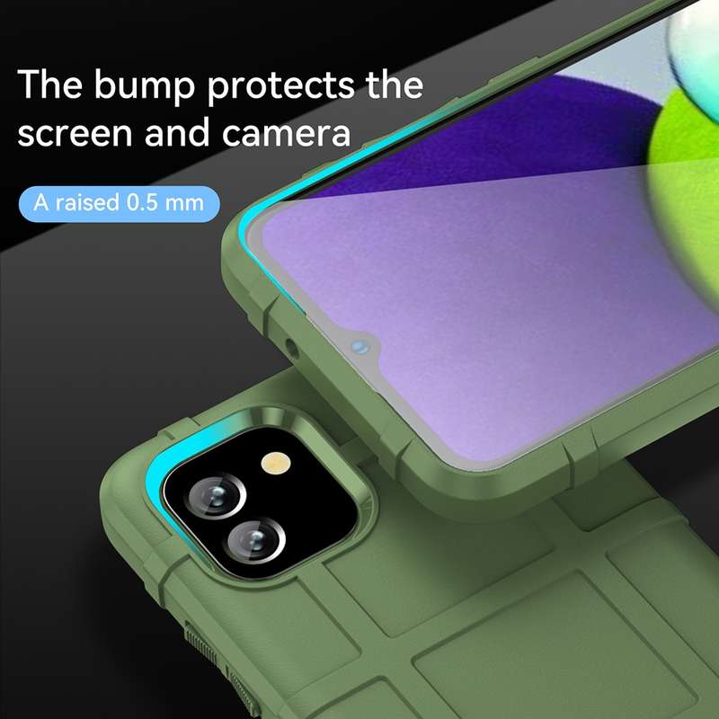 For Samsung Galaxy A04e Full Coverage Shockproof TPU Phone Case(Black)