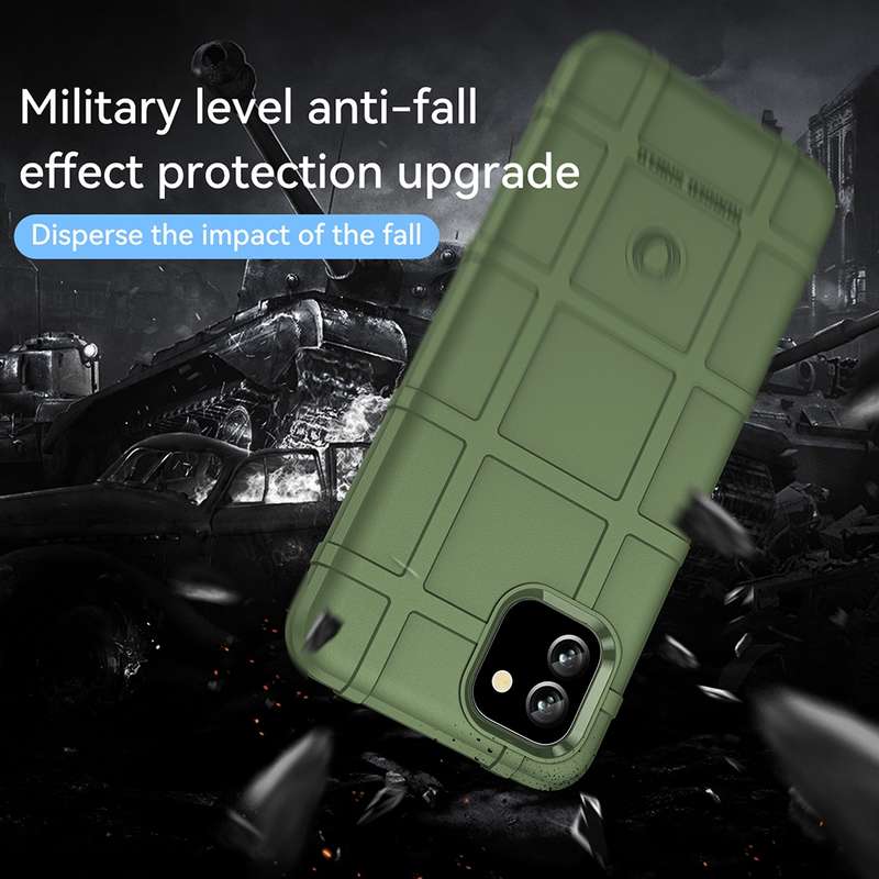 For Samsung Galaxy A04e Full Coverage Shockproof TPU Phone Case(Black)