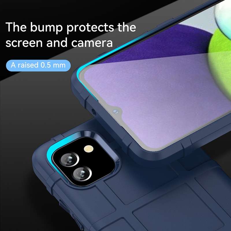For Samsung Galaxy A04e Full Coverage Shockproof TPU Phone Case(Black)
