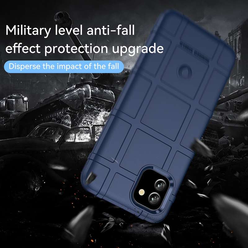 For Samsung Galaxy A04e Full Coverage Shockproof TPU Phone Case(Black)