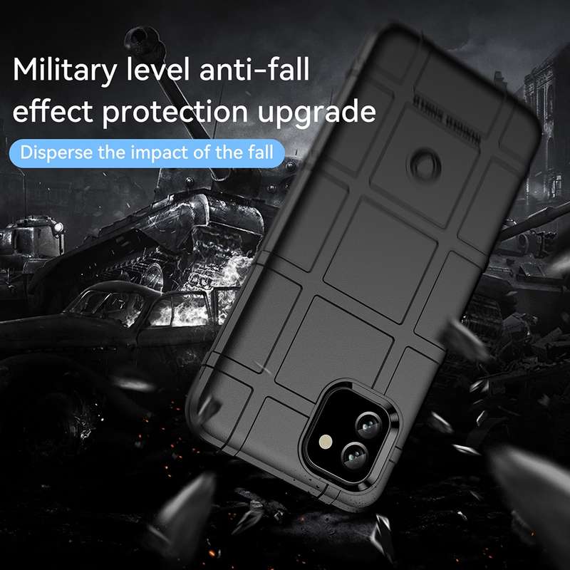 For Samsung Galaxy A04e Full Coverage Shockproof TPU Phone Case(Black)