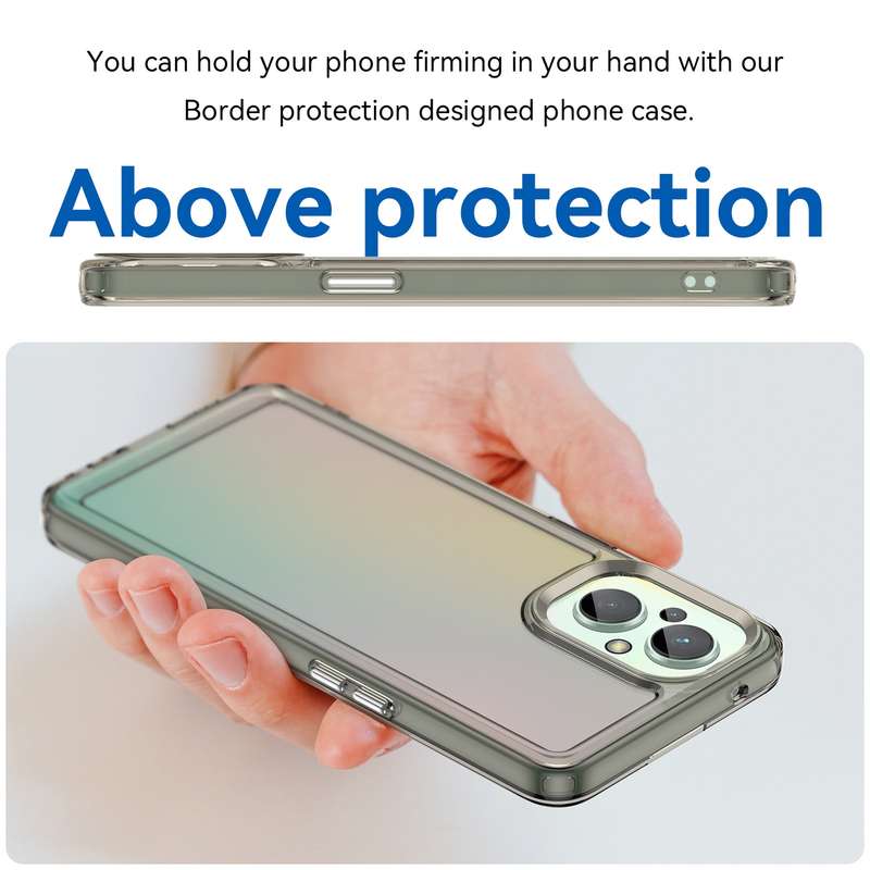 For OPPO Reno7 Z 5G Candy Series TPU Phone Case(Transparent Blue)