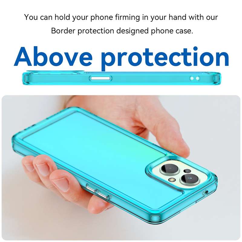 For OPPO Reno7 Global Candy Series TPU Phone Case(Transparent)