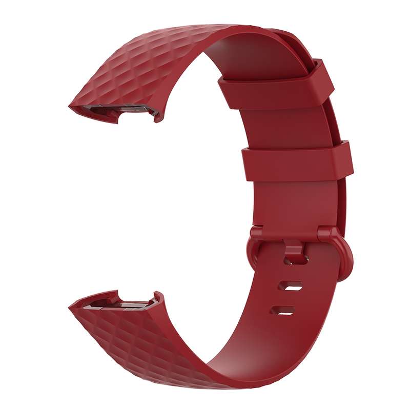 Color Buckle TPU Wrist Strap Watch Band for Fitbit Charge 4 / Charge 3 / Charge 3 SE, Size: S(Light