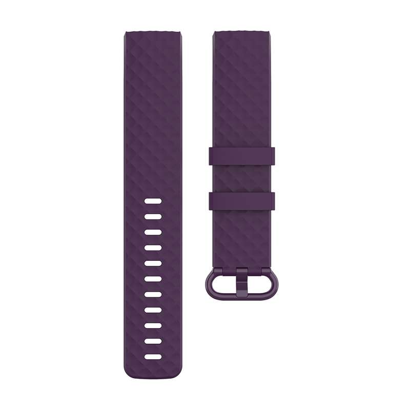 Color Buckle TPU Wrist Strap Watch Band for Fitbit Charge 4 / Charge 3 / Charge 3 SE, Size: S(Gray)