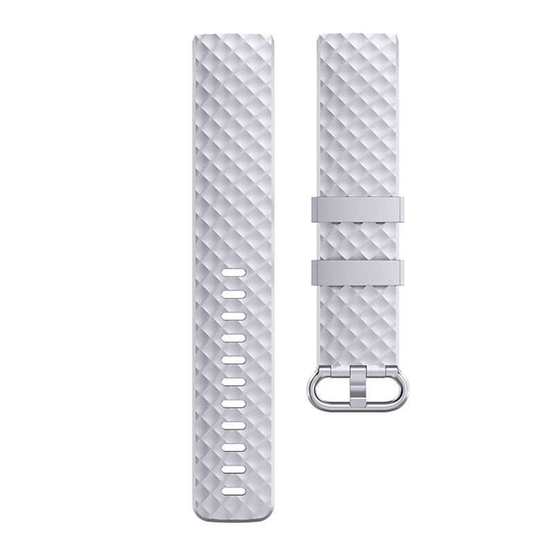 Color Buckle TPU Wrist Strap Watch Band for Fitbit Charge 4 / Charge 3 / Charge 3 SE, Size: S(Light