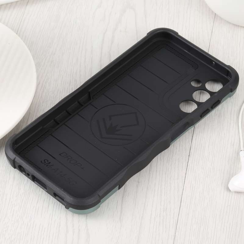 For Samsung Galaxy A14 5G Non-slip Shockproof Armor Phone Case(Green)