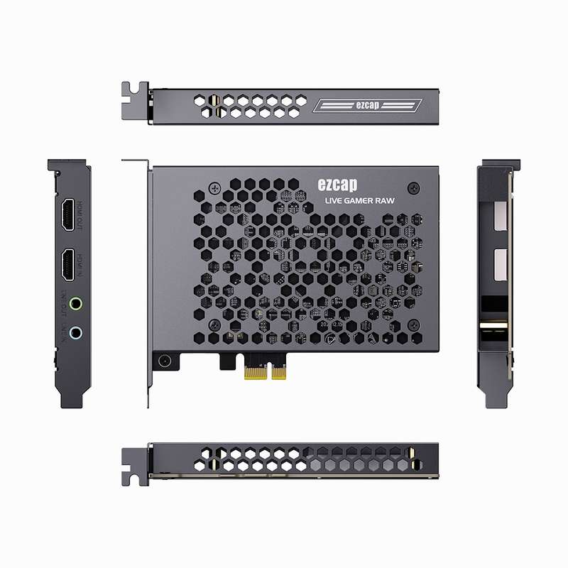 EZCAP 324B 4K HD Video Game Conference Capture Live Card(Black)