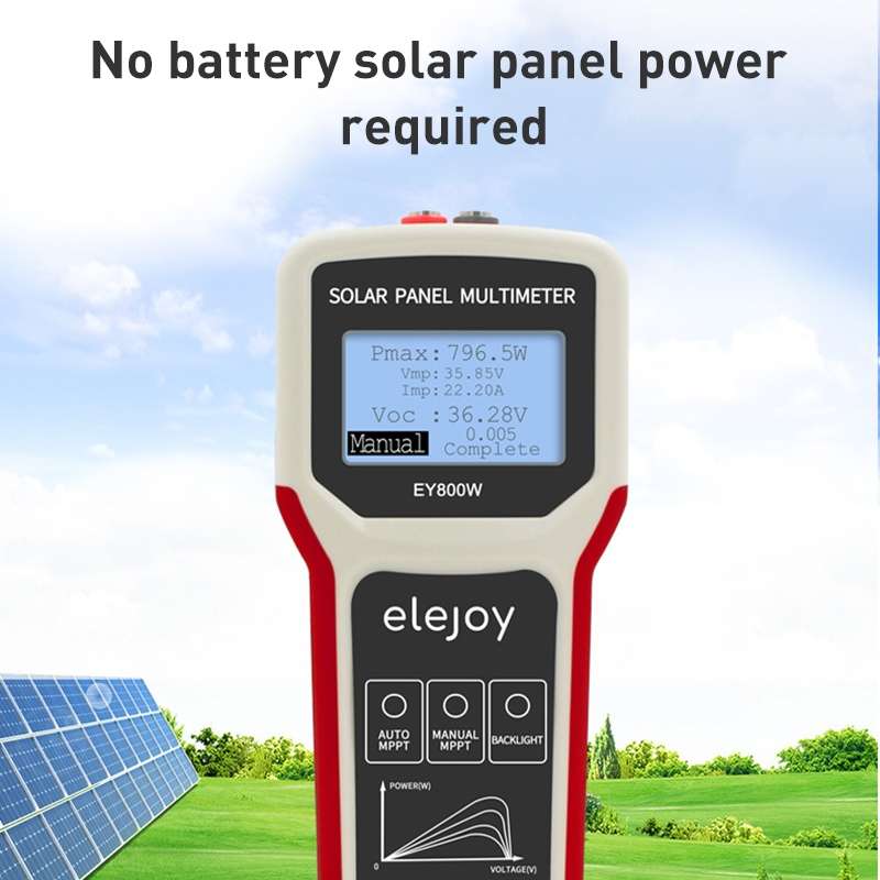 Elejoy EY800W 800W Solar Panel Power Supply Multimeter