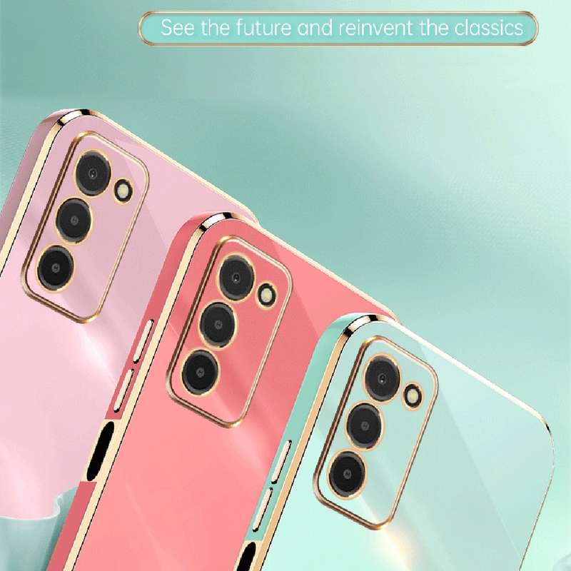 For Samsung Galaxy A03s XINLI Straight Edge 6D Electroplate TPU Phone Case(Black)