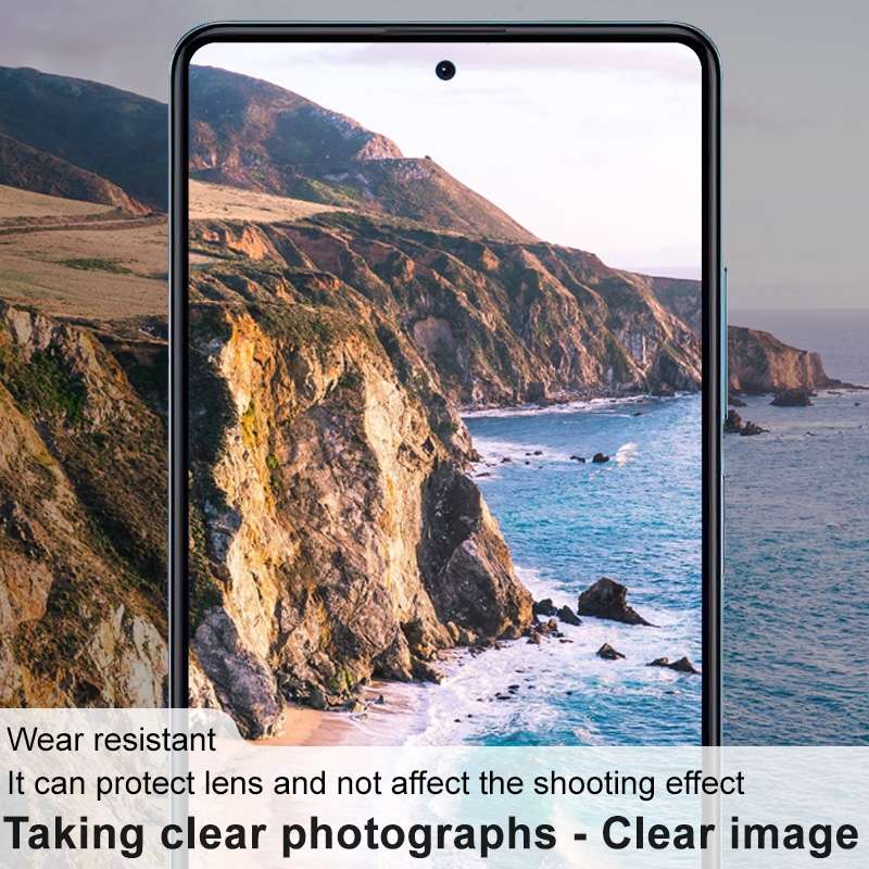 For Xiaomi Redmi Note 12 Pro 5G China/Indian imak Integrated Rear Camera Lens Tempered Glass Film