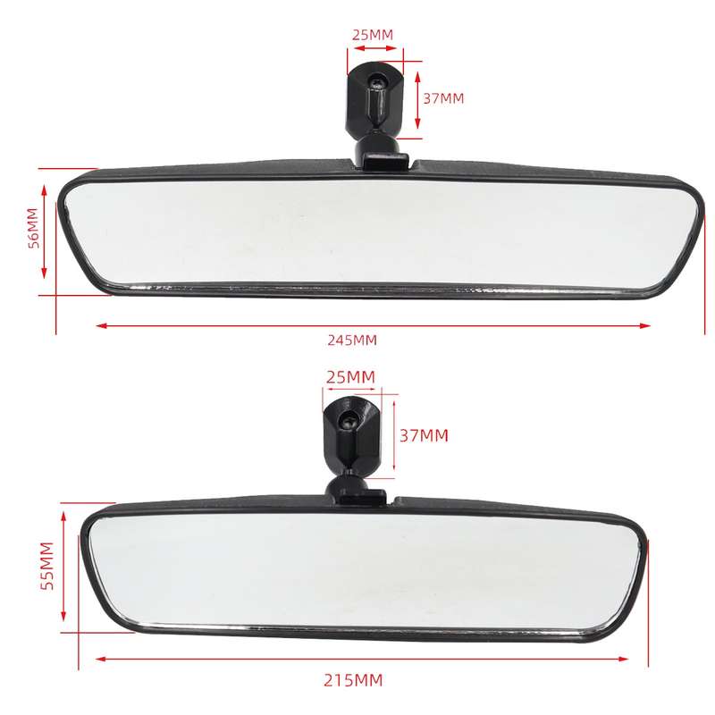 8 inch Car Modified Large Field View Reflective Auxiliary Mirror