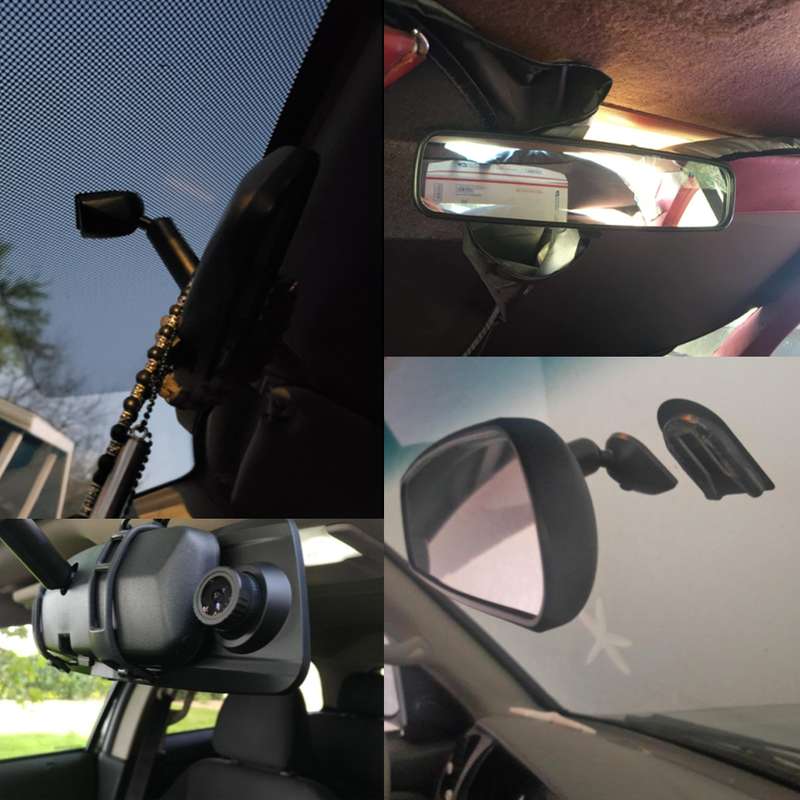 8 inch Car Modified Large Field View Reflective Auxiliary Mirror