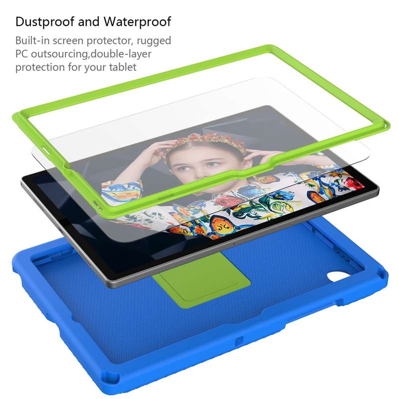 For Samsung Galaxy Tab A8 10.5 2021 EVA + PC Shockproof Tablet Case with Waterproof Frame(Purple)