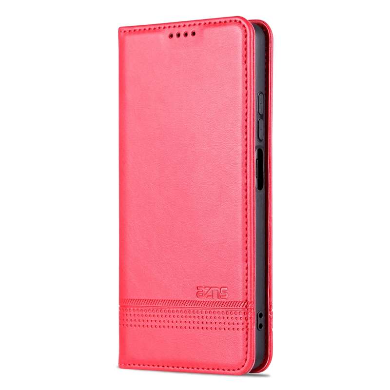 For Xiaomi Redmi Note 12 Pro 5G China / Note 12 Pro 5G+ China AZNS Magnetic Calf Texture Flip Leathe