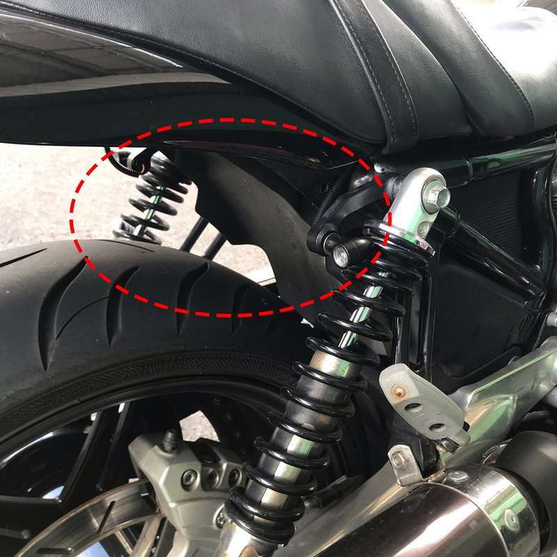 For Kawasaki / Suzuki / Yamaha / Honda T-S002 1 Pair Motorcycle LED Mini Turn Signal Metal Retro Sig