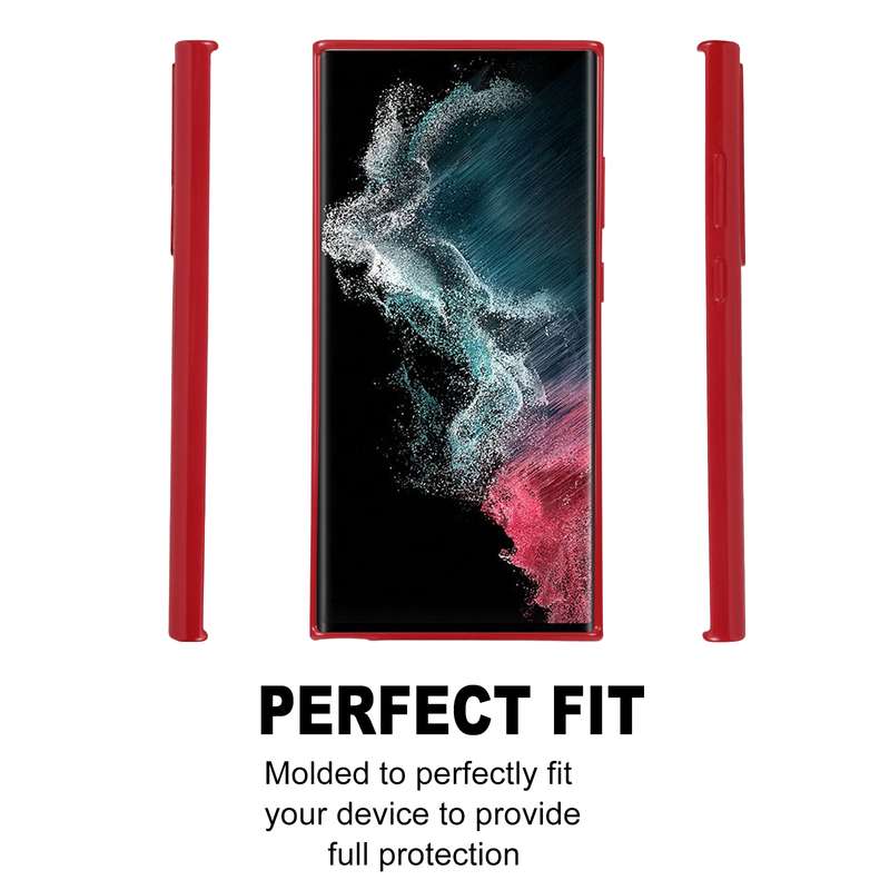 For Samsung Galaxy S23 Ultra 5G GOOSPERY PEARL JELLY Shockproof TPU Phone Case(Red)