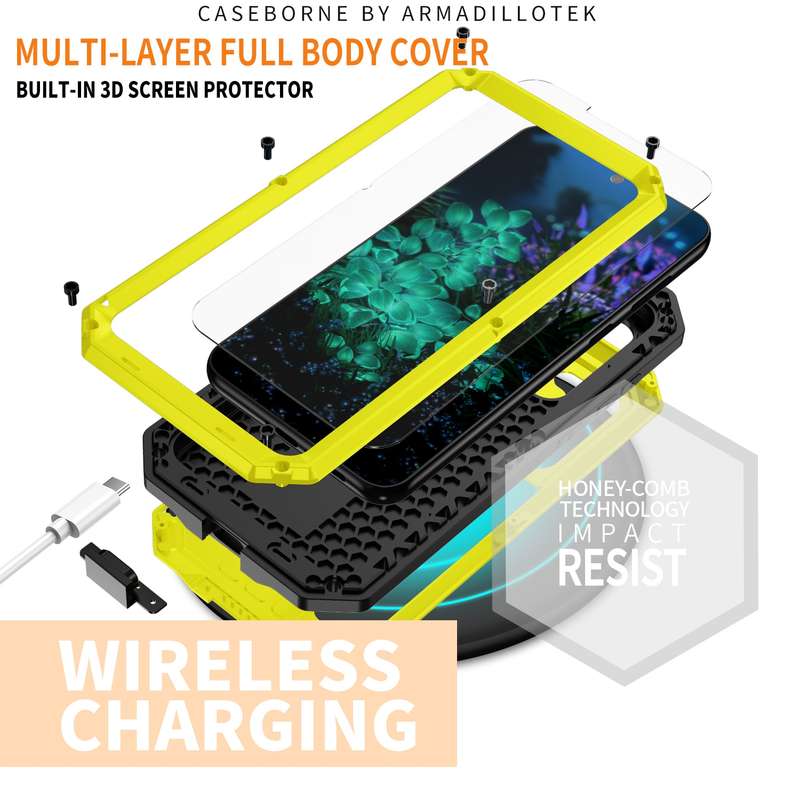 For Samsung Galaxy S23+ 5G R-JUST Sliding Camera Design Life Waterproof Dustproof Shockproof Phone C