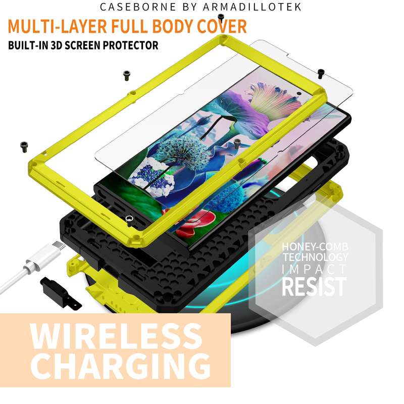 For Samsung Galaxy S23 Ultra 5G R-JUST Sliding Camera Design Life Waterproof Dustproof Shockproof Ph