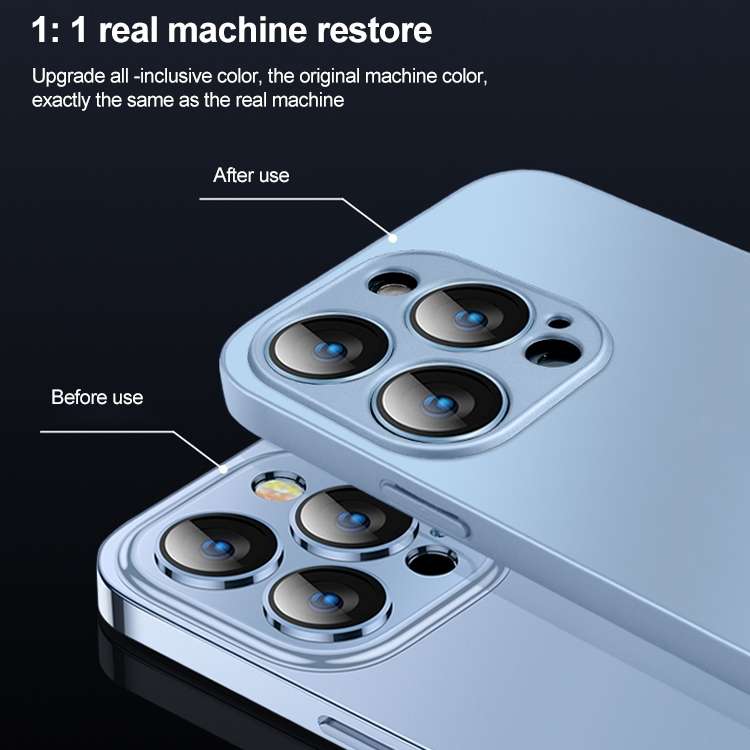 For iPhone 14 AG Frosted Tempered Glass Phone Case(White)