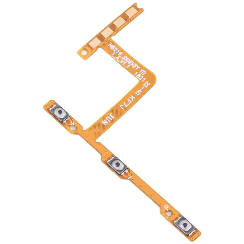 For Infinix Hot 10T X689C OEM Power Button & Volume Button Flex Cable