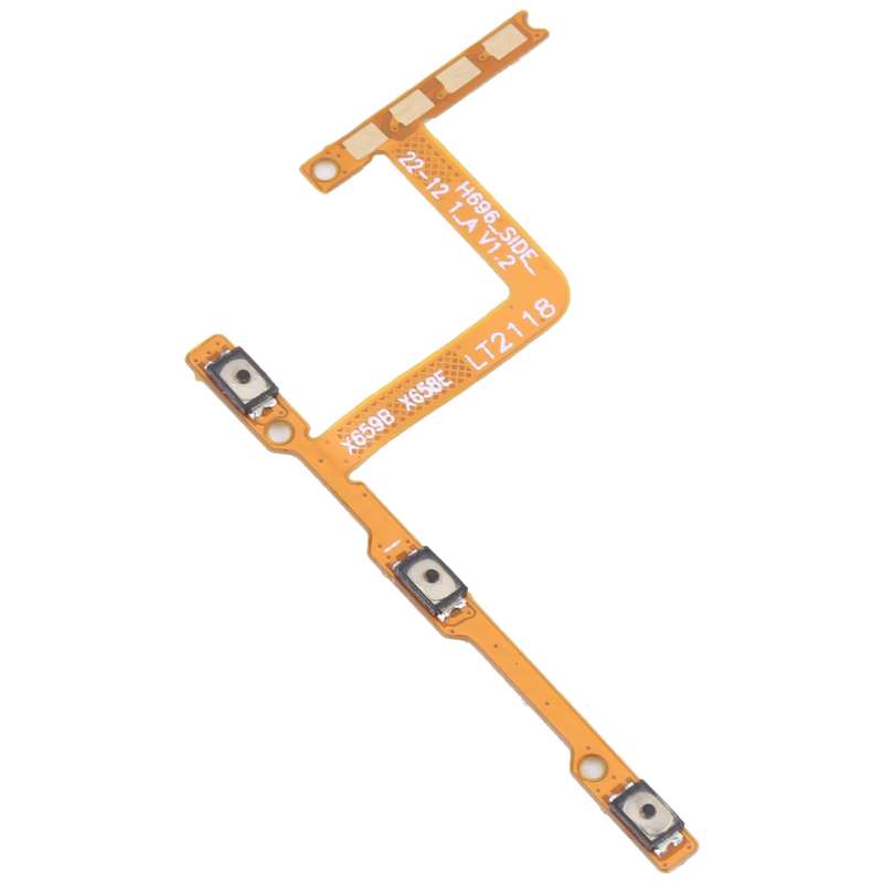 For Tecno Spark 8 KG6 OEM Power Button & Volume Button Flex Cable