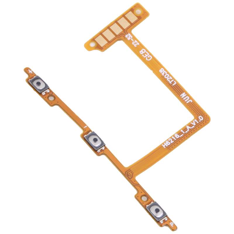 For Tecno Spark 6 KE7 OEM Power Button & Volume Button Flex Cable