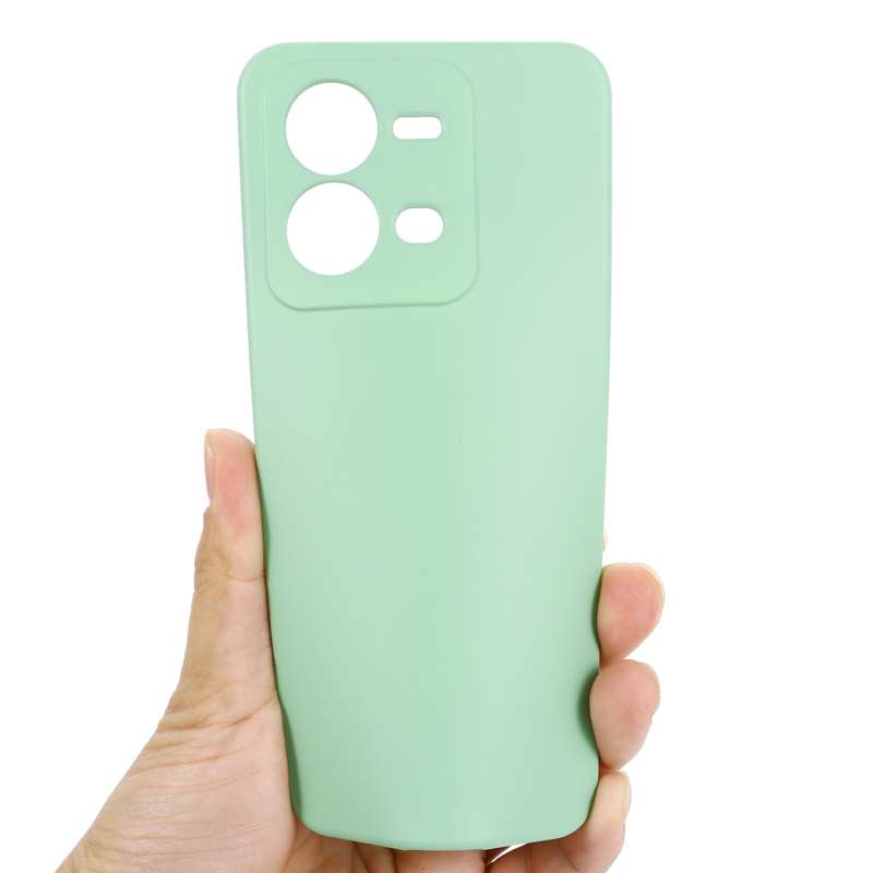 For vivo V25 5G / V25E 5G / X80 Lite Pure Color Liquid Silicone Shockproof Full Coverage Phone Case(