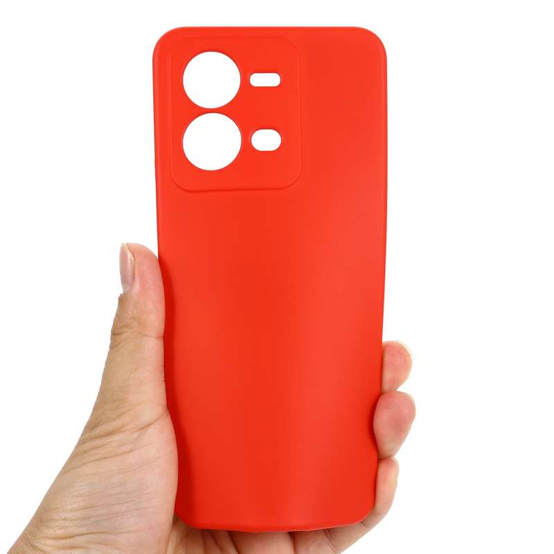 For vivo V25 5G / V25E 5G / X80 Lite Pure Color Liquid Silicone Shockproof Full Coverage Phone Case(