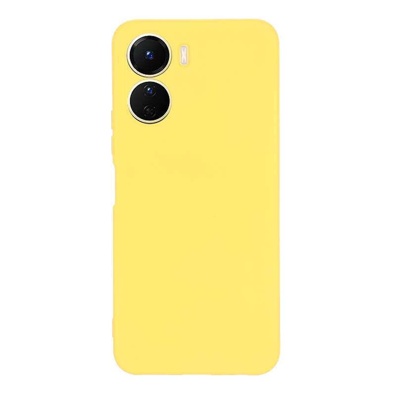 For vivo Y16 Pure Color Liquid Silicone Shockproof Full Coverage Phone Case(Red)