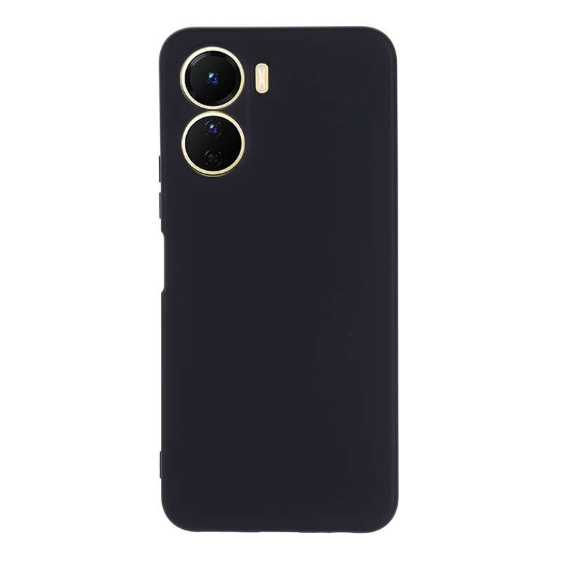 For vivo Y16 Pure Color Liquid Silicone Shockproof Full Coverage Phone Case(Red)