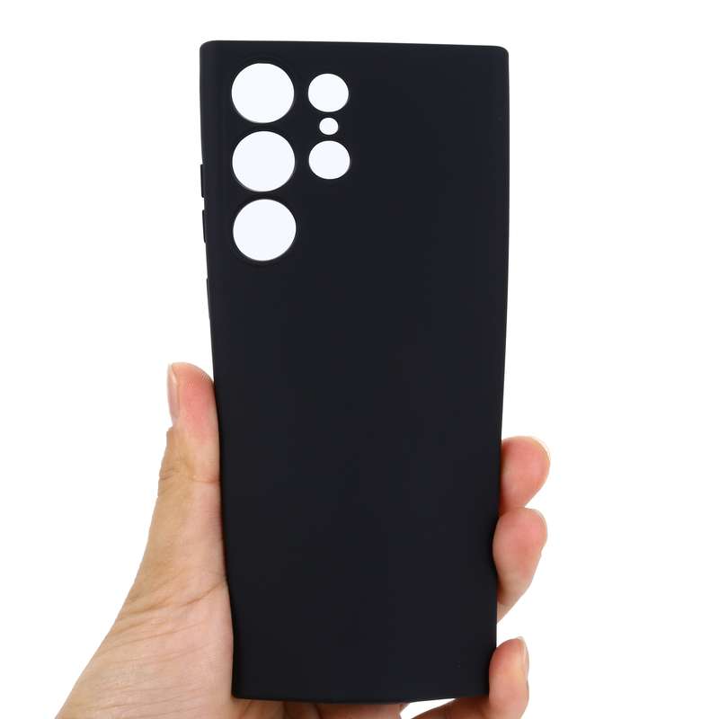 For Samsung Galaxy S23 Ultra 5G Pure Color Liquid Silicone Shockproof Full Coverage Phone Case(Yello