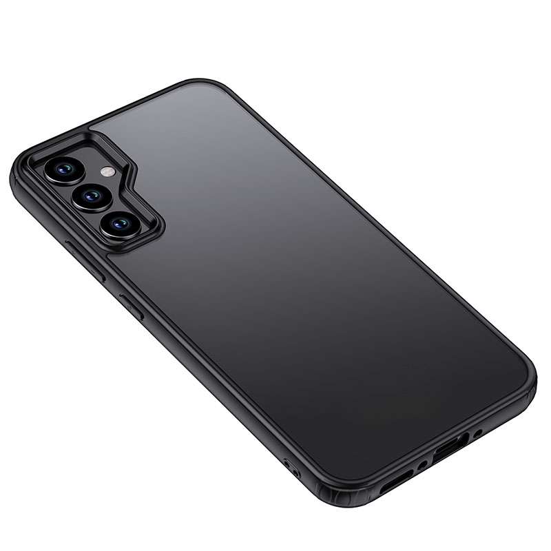 For Samsung Galaxy A34 Armor Clear TPU Hard PC Phone Case(Clear)