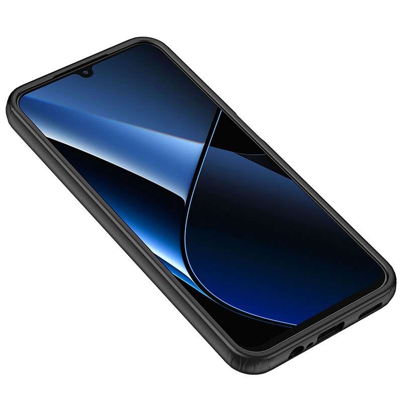 For Samsung Galaxy A34 Armor Clear TPU Hard PC Phone Case(Clear)