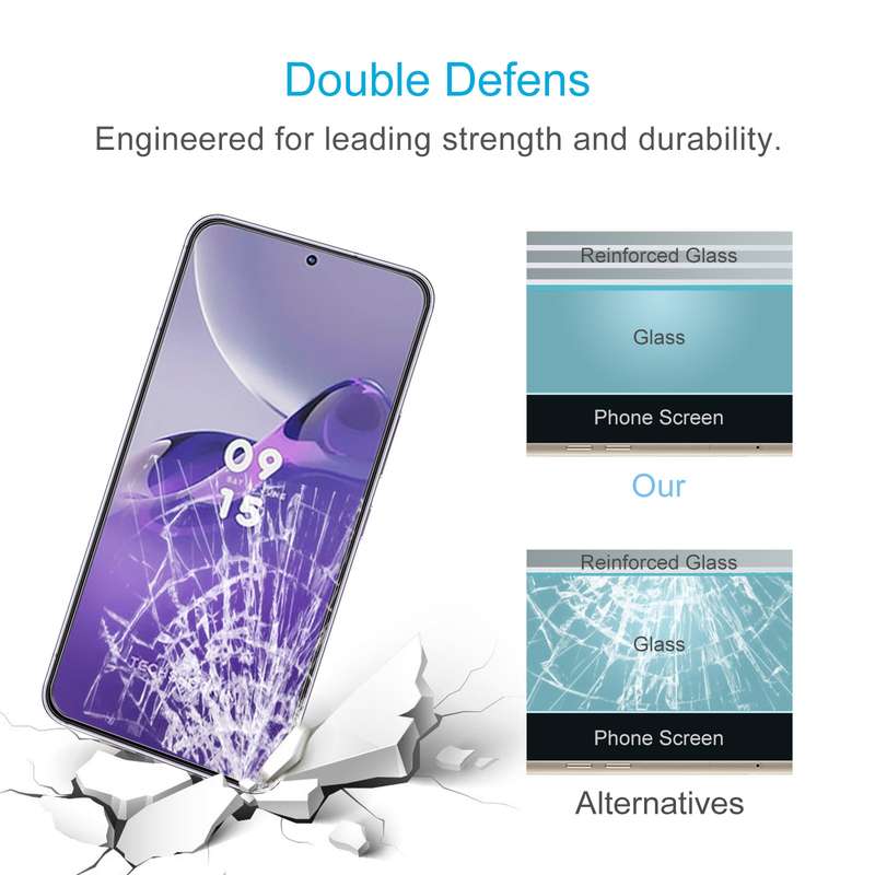 For Samsung Galaxy A24 5G 50pcs 0.26mm 9H 2.5D Tempered Glass Film