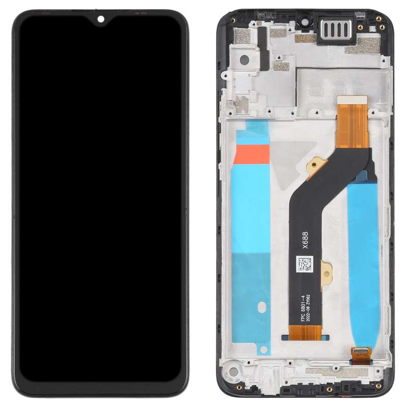 OEM LCD Screen For infinix Hot 10 Play/Smart 5 India Digitizer Full Assembly with Frame