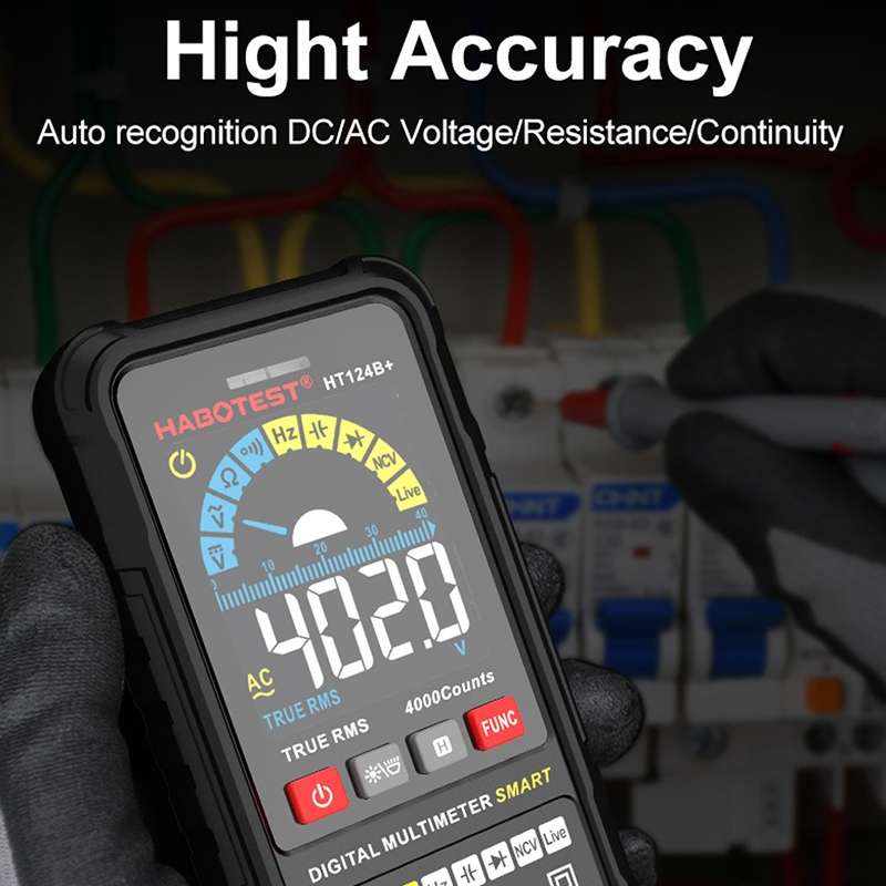 HABOTEST HT124A+ Mini Digital Display High-precision Multimeter