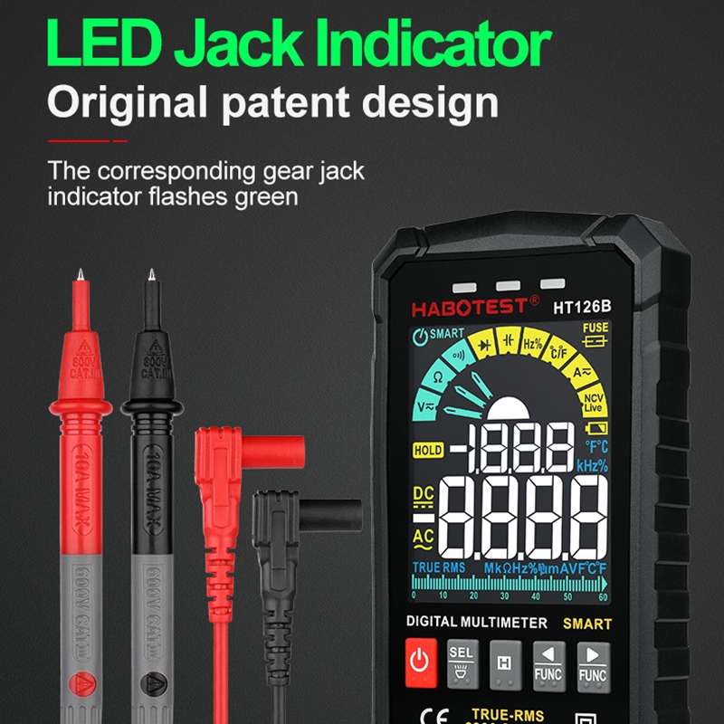 HABOTEST HT126B Digital High Precision Mini Multimeter