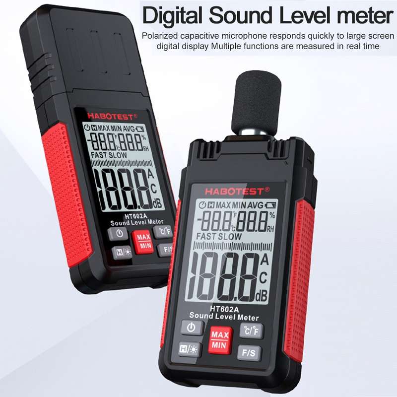 HABOTEST HT602 Multifunctional Digital Display Noise Decibel Tester