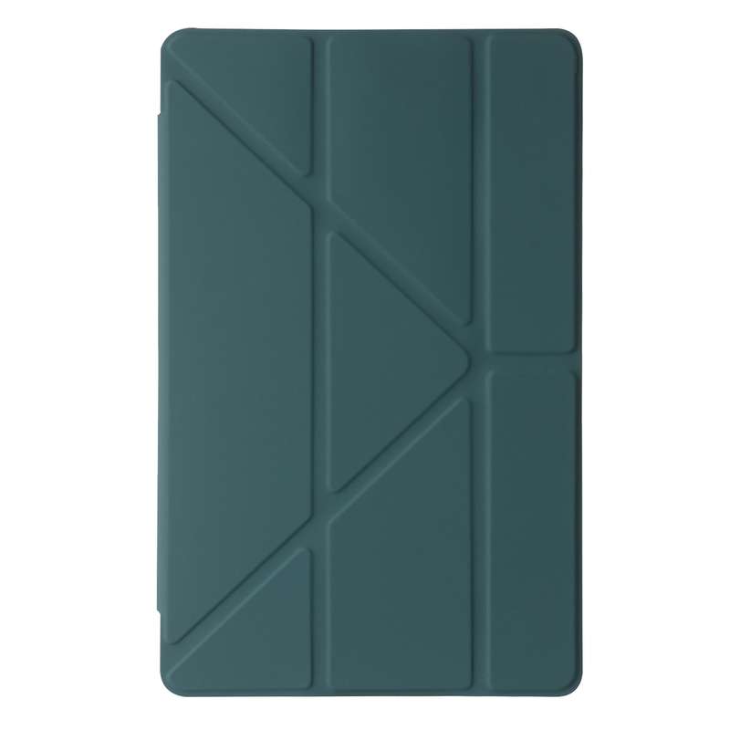 For Xiaomi Redmi Pad 10.6 Deformation Silicone Leather Tablet Case(Deep Green)