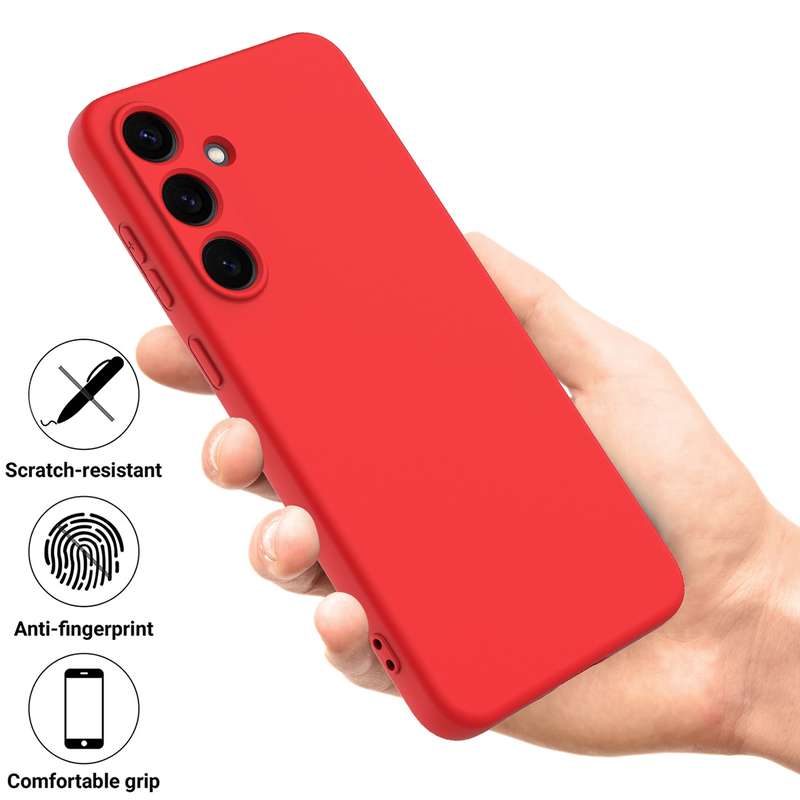 For Samsung Galaxy S25 5G Color Liquid Silicone Phone Case(Green)