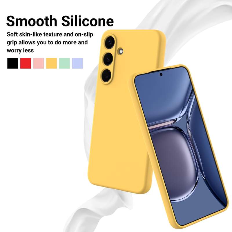 For Samsung Galaxy S25 5G Color Liquid Silicone Phone Case(Green)