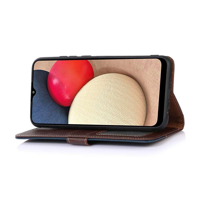 For Xiaomi Redmi 13C 4G / 13C 5G / POCO C65 KHAZNEH Litchi Texture Leather RFID Phone Case(Brow