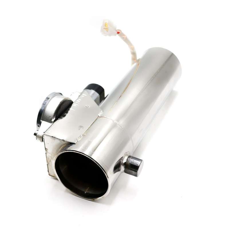 2.5 inch Car Stainless Steel Straight Pipe Remote Control Electric Exhaust Valve