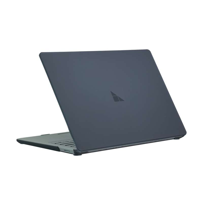 For Microsoft Surface Laptop 13.5 inch Laptop Steel Frosted Anti-drop Protective Case(Black)