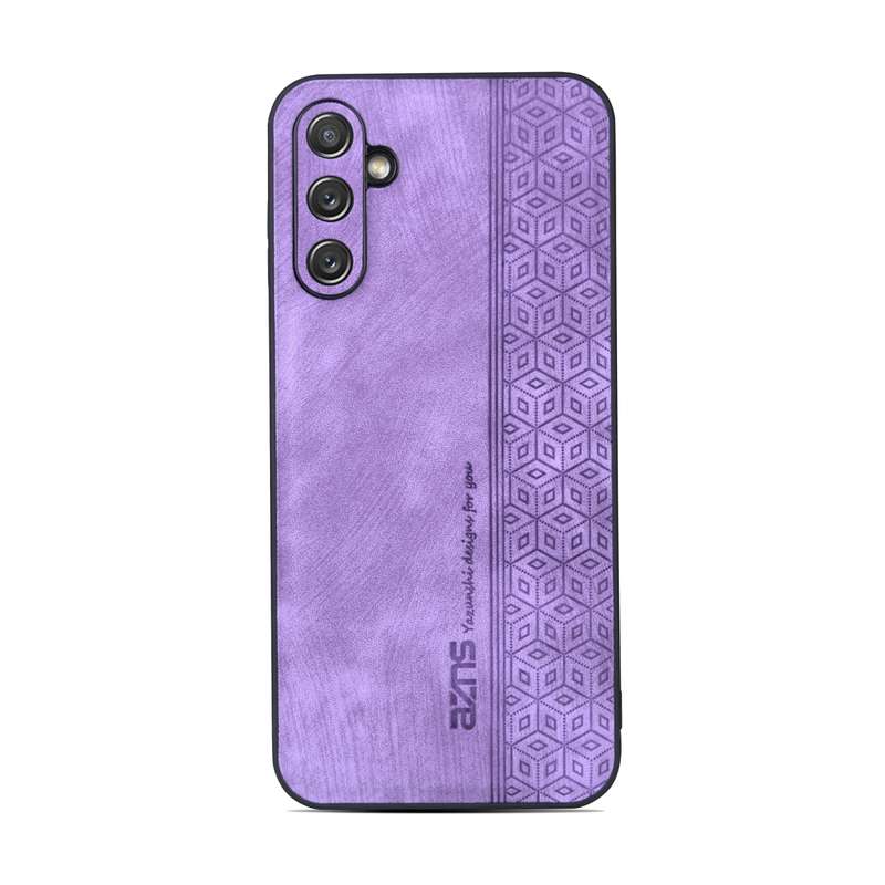 For Samsung Galaxy A54 5G AZNS 3D Embossed Skin Feel Phone Case(Brown)