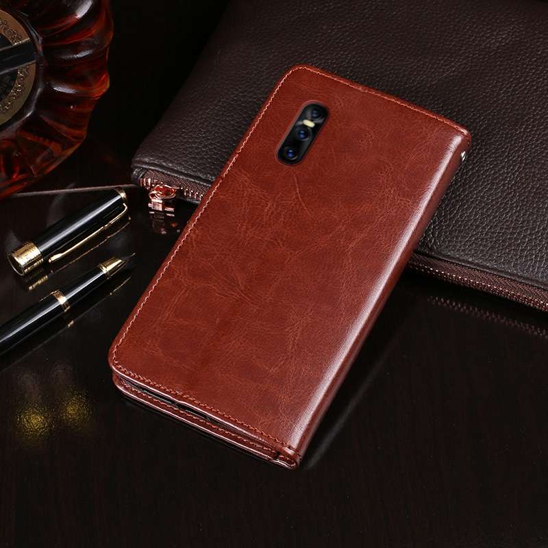 For Vivo V15 Pro idewei  Crazy Horse Texture Horizontal Flip Leather Case with Holder & Card Slots &