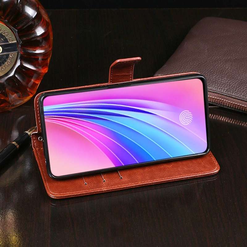 For Vivo V15 Pro idewei  Crazy Horse Texture Horizontal Flip Leather Case with Holder & Card Slots &